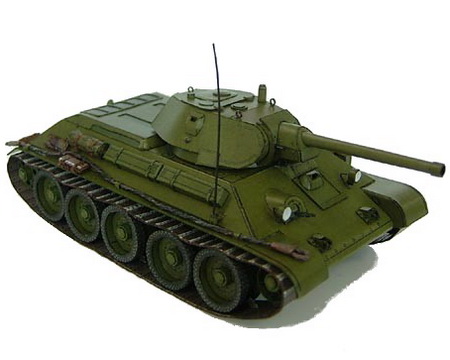 T-34-76 1941г. — советский средний танк периода Великой Отечественной войны